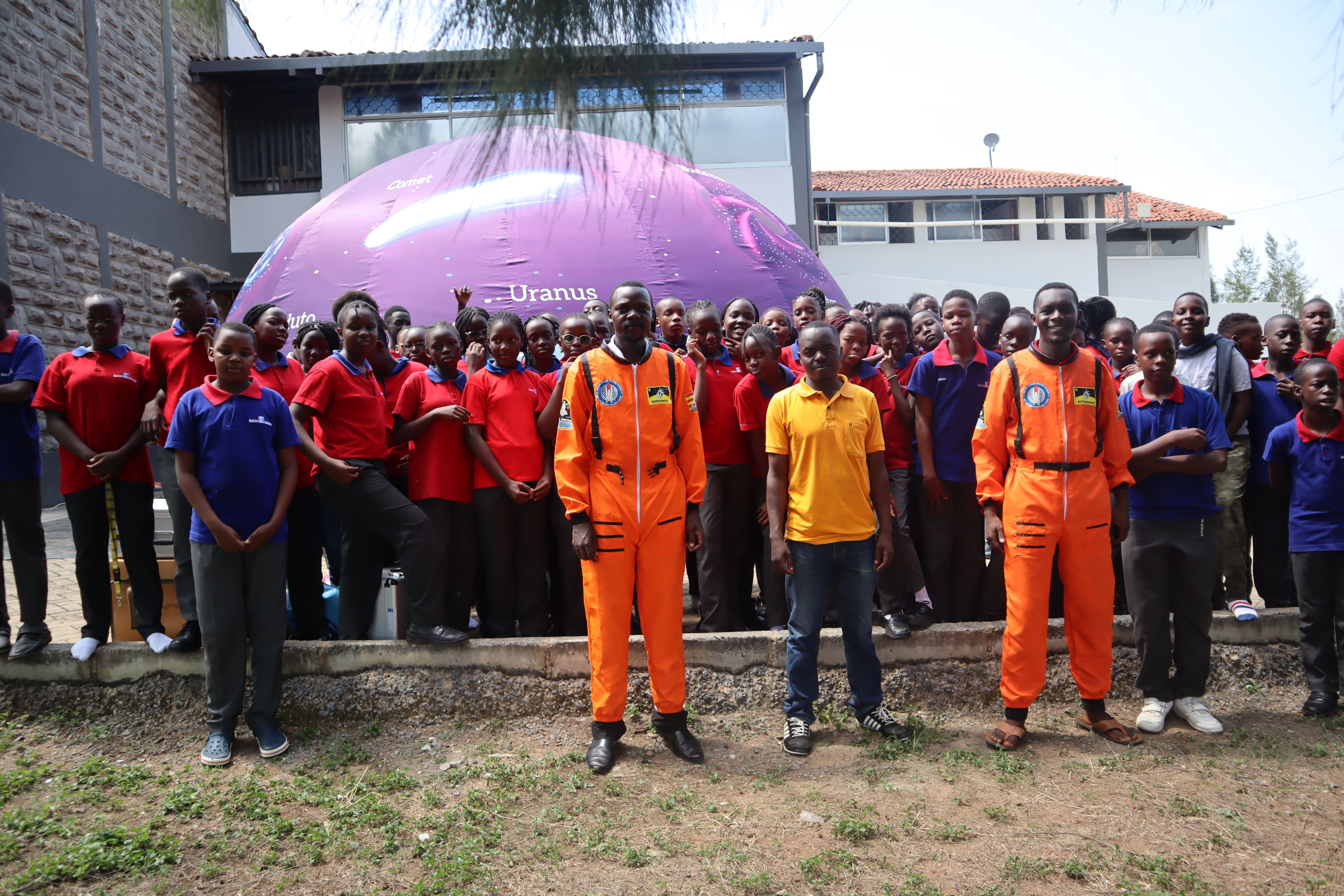 Students at a STEM event